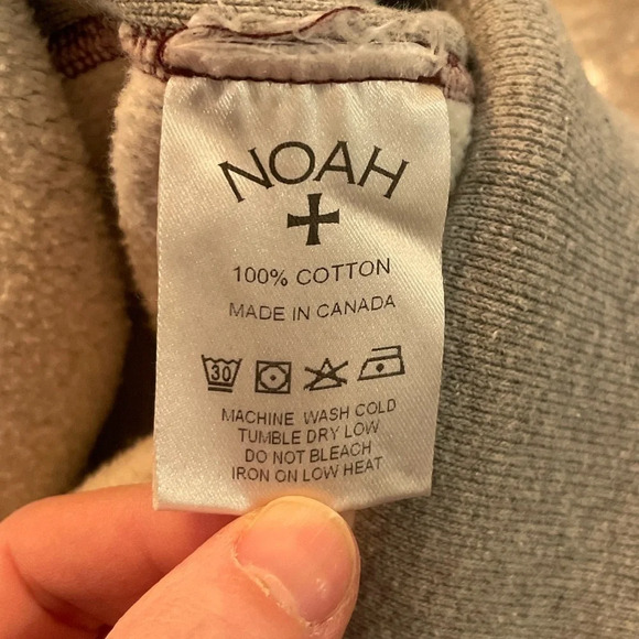 NOAH NYC Gray Hoodie - Picture 4 of 9